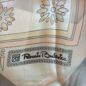 Vintage Renato Balestra Silk Scarf
